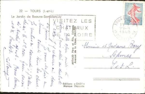 Tours Indre-et-Loire Jardin Beaune Samblancay – Bild 2