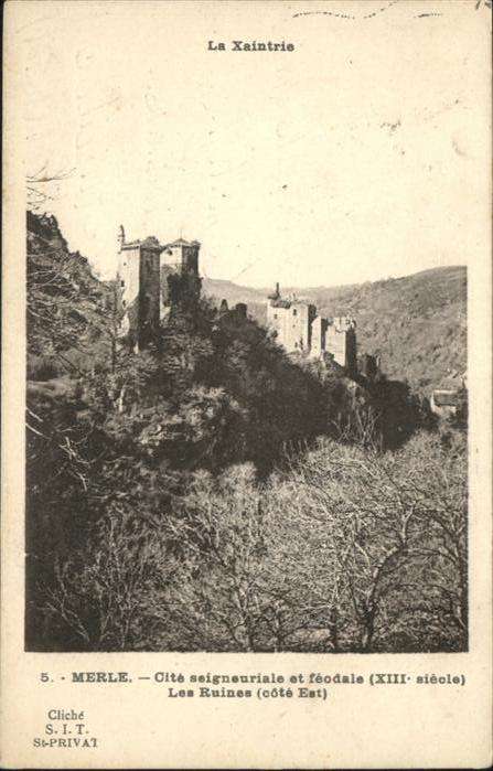 Merle-Leignec Ruine
