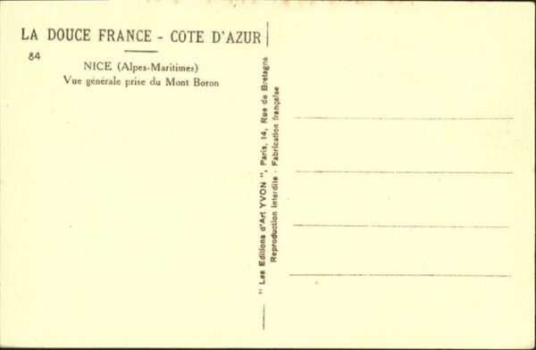 Nice Alpes Maritimes Mont Boron – Bild 2