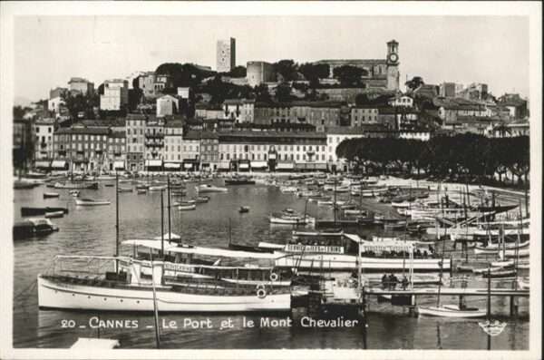 Cannes Alpes-Maritimes Port Mont Chevalier