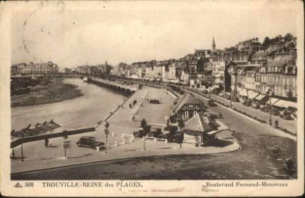 Trouville-sur-Mer Plages Boulevard Fernand Moureaux