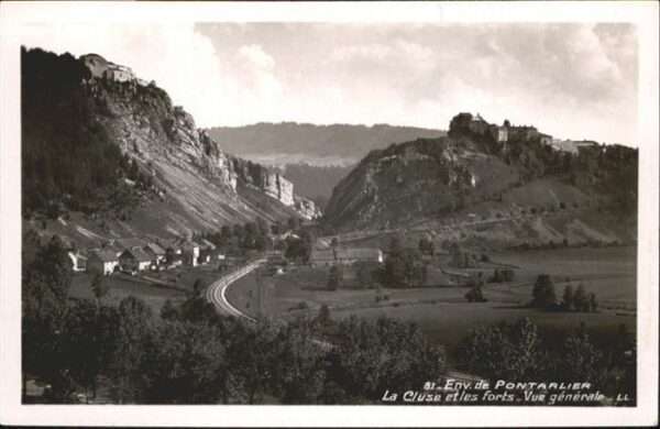 Pontarlier la Cluse et les forts