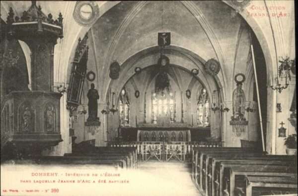 Domremy-la-Pucelle Vosges Eglise Laquelle Jeanne d_Arc 
Jeanne d