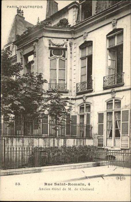 Paris rue St.Romain