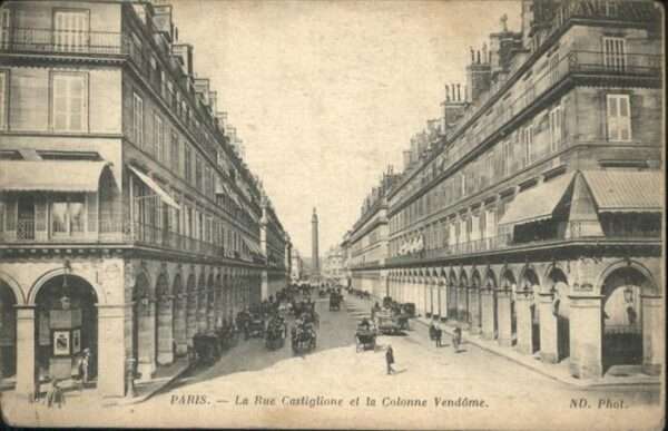 Paris Rue Castiglione
Collonne Vendome