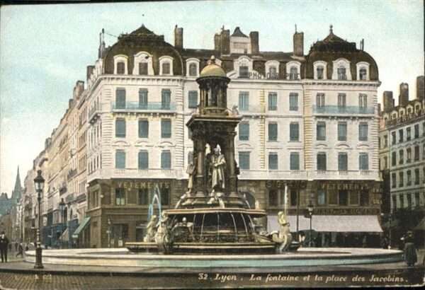 Lyon France Fontaine 
Place des Jacobins