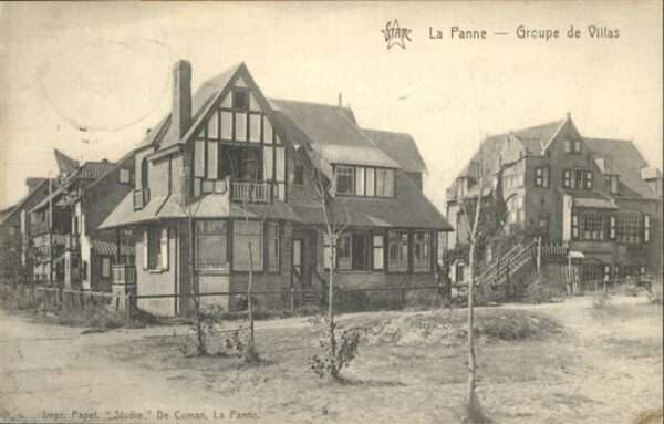 Bruxelles Bruessel la Panne
Groupe de Villas