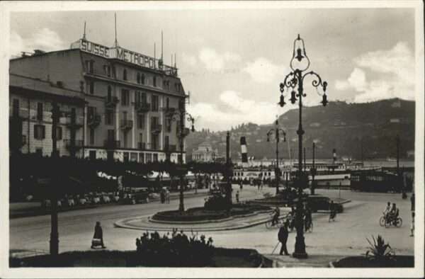 Cernobbio Lago di Como Piazza Cavour Hotel Suisse
