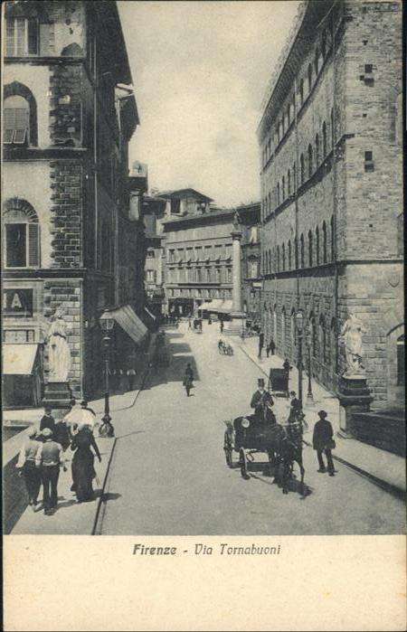 Firenze Florenz Via Tornabuoni