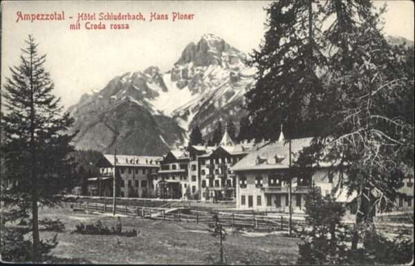 Ampezzotal Hotel Schluderbach Hans Ploner Croda ro
