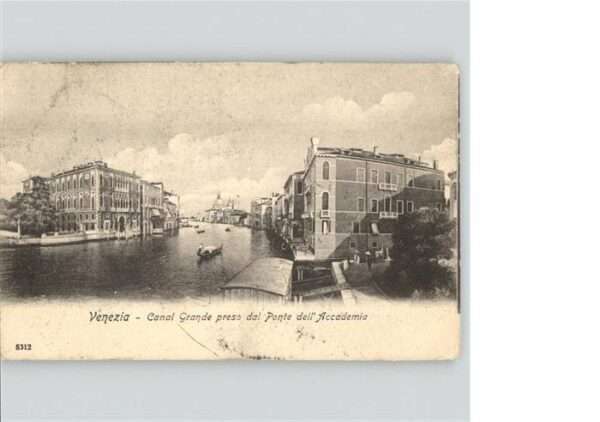 Venezia Venedig Canal Grande Ponte Accademia