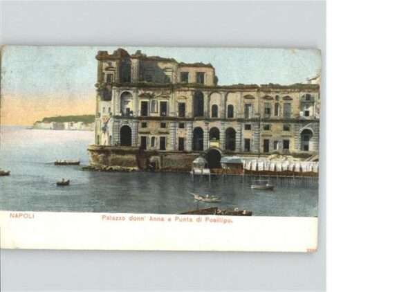 Napoli Neapel Palazzo donn Anna e Punta di Posilipo