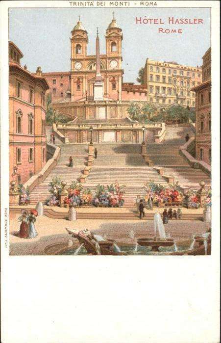 Rom Roma Hotel Hassler spanische Treppe