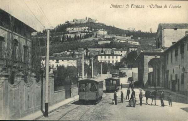 Firenze Florenz Collina di Fiesole Strassenbahn
