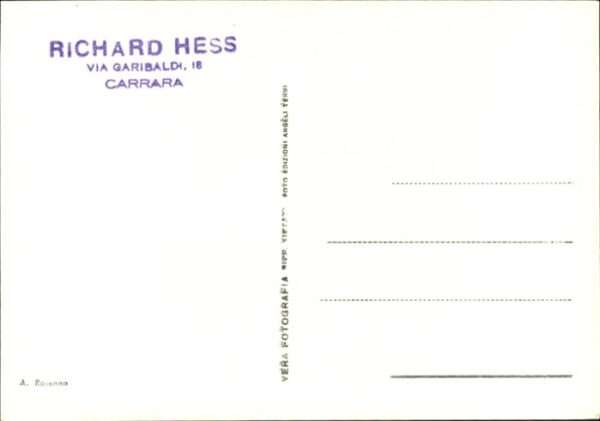 Carrara Richard Hess laut Stempel Bergarbeiter – Bild 2