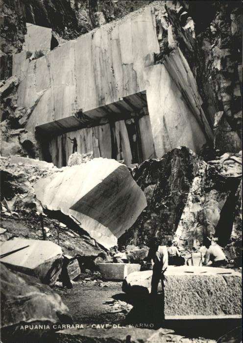 Carrara Cave de Marmo Bergarbeiter