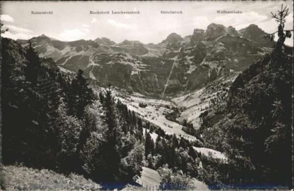 Bannalper Schonegg Kaiserstuhl Ruchstock Sättelistock Wall