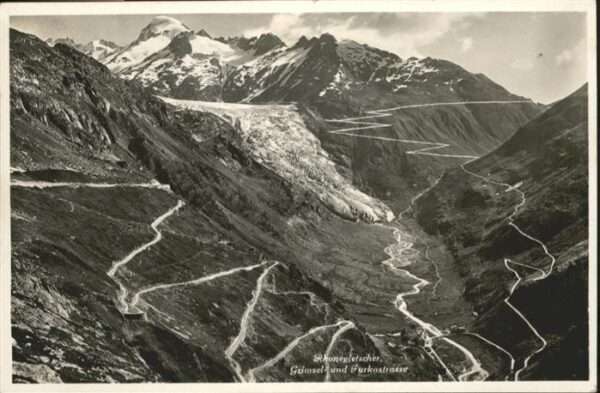 Grimsel Pass Rhonegletscher Furkastrasse