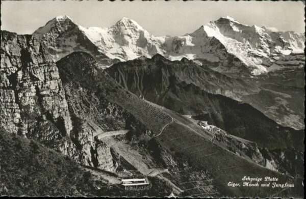 Schynige Platte Eiger Mönch Jungfrau