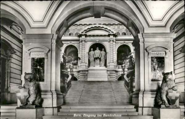 Bern BE Eingang Bundeshaus