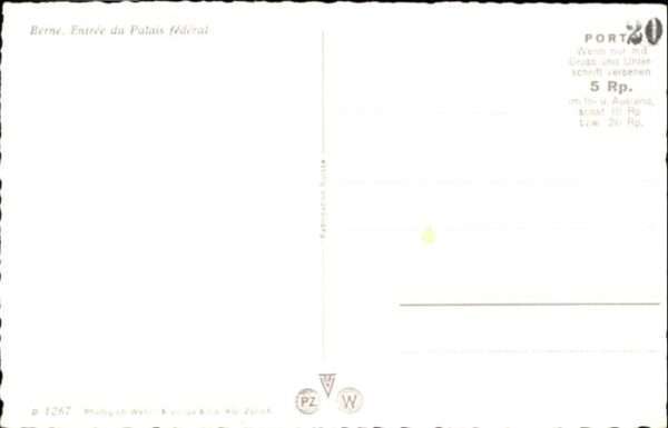 Bern BE Eingang Bundeshaus – Bild 2