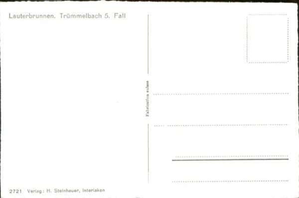 Lauterbrunnen BE Trümmelbach – Bild 2