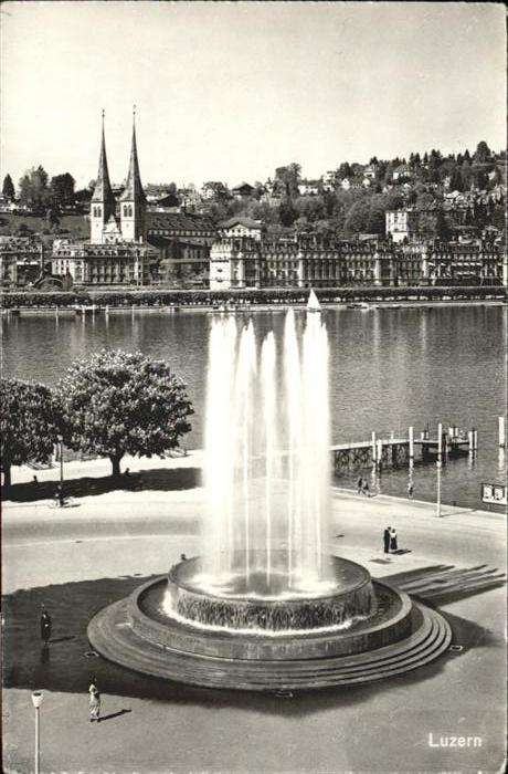 Luzern LU Springbrunnen