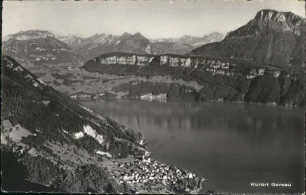 Gersau Vierwaldstaettersee Frohnapl Kaiserstöcke Windgälle Niederb
