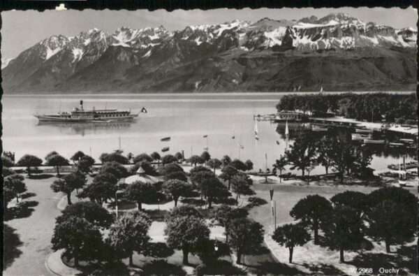 Lausanne VD Ouchy Schiff
