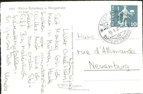 Kleine Scheidegg Interlaken Wengernalp Eiger – Bild 2