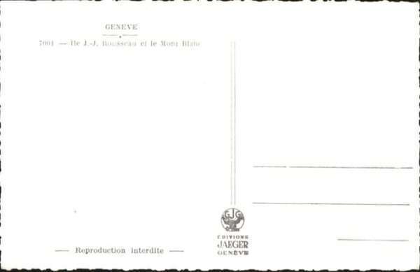 Geneve GE Brücke Mont Blanc – Bild 2