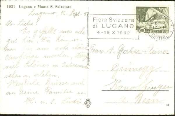 Lugano TI Monte San Savatore – Bild 2