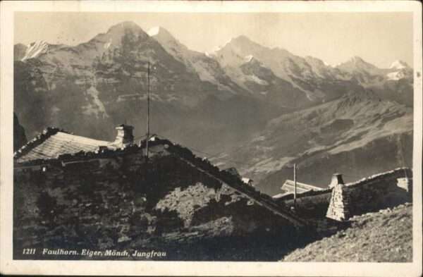 Faulhorn Eiger Mönch Jungfrau