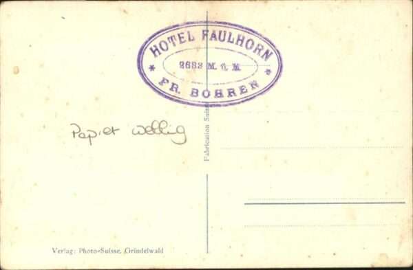 Faulhorn Eiger Mönch Jungfrau – Bild 2
