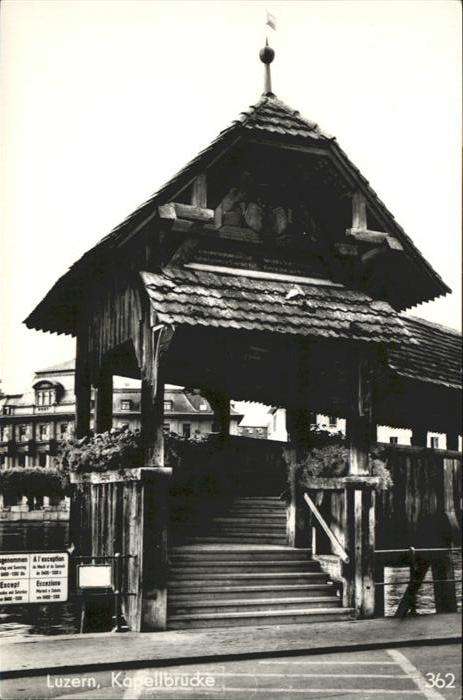 Luzern LU Kapellbrücke
