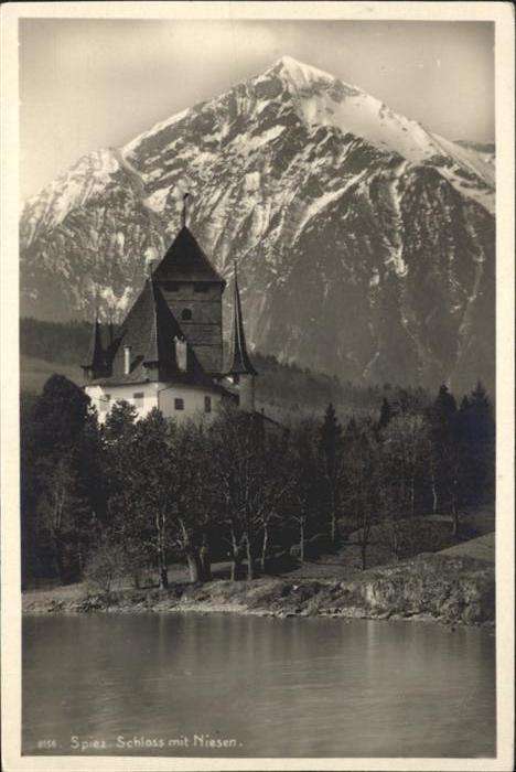 Spiez BE Schloss  Niesen