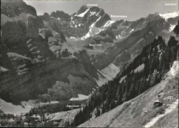 Seealpsee Meglisalp Rotsteinpass Altmann