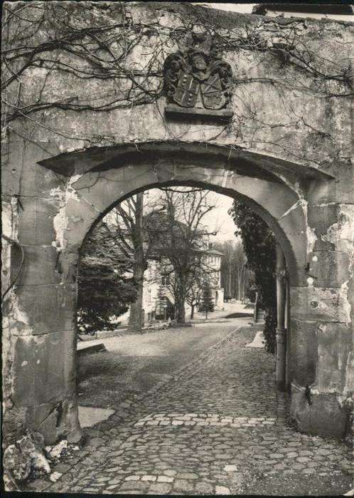 St Chrischona Torbogen Brüderhaus