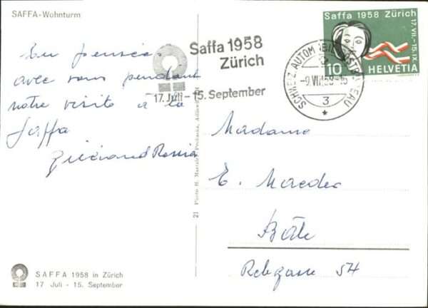 Zuerich Saffa Wohnturm – Bild 2
