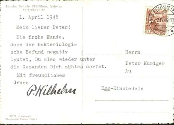 Pfaeffikon SZ Seitenkapelle – Bild 2