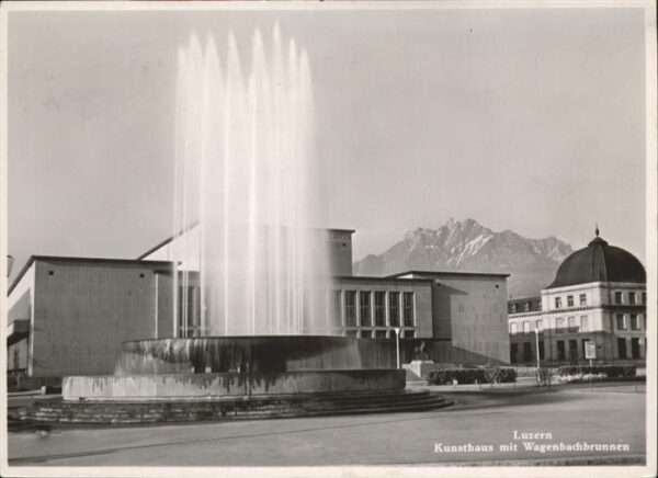 Luzern LU Kunsthaus Wagenbachbrunnen