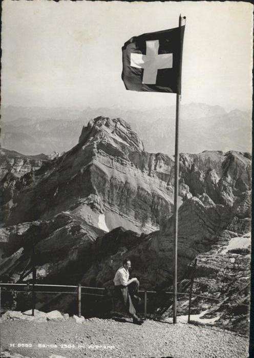 Saentis AR Schweizer Fahne