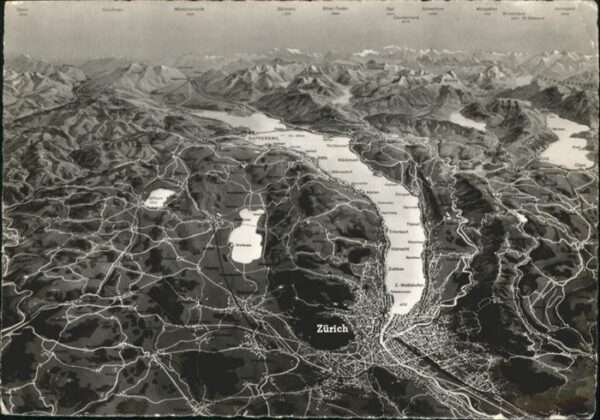 Zuerich Fliegeraufnahme