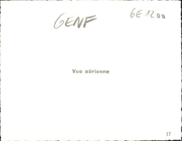 Genf GE [Handschriftlich] Fliegeraufnahme – Bild 2