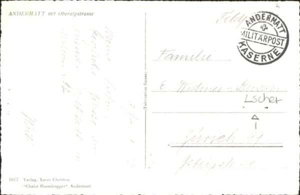 Andermatt Oberalpstrasse – Bild 2