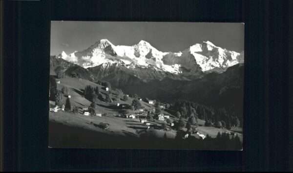 Beatenberg Finsteraarhorn Eiger Mönch Jungfrau