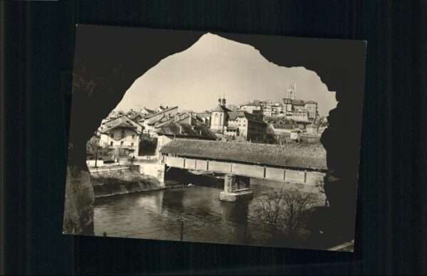 Fribourg FR Gedeckte Brücke