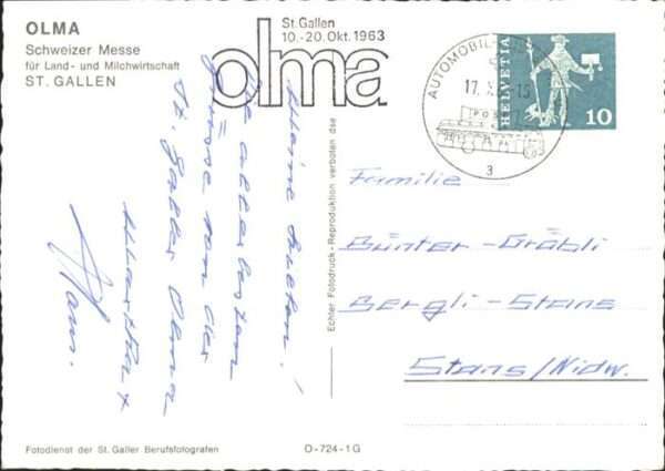 St Gallen SG Olma Ziegen Schweine Glocken – Bild 2