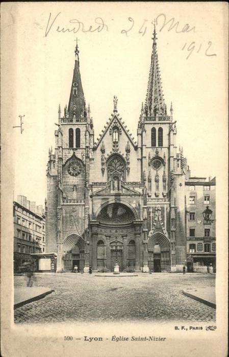 Lyon France Eglise Saint-Nizier