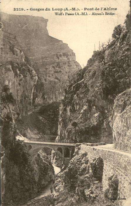 Gorges Loup Alpes-Maritimes Pont de L_Abime